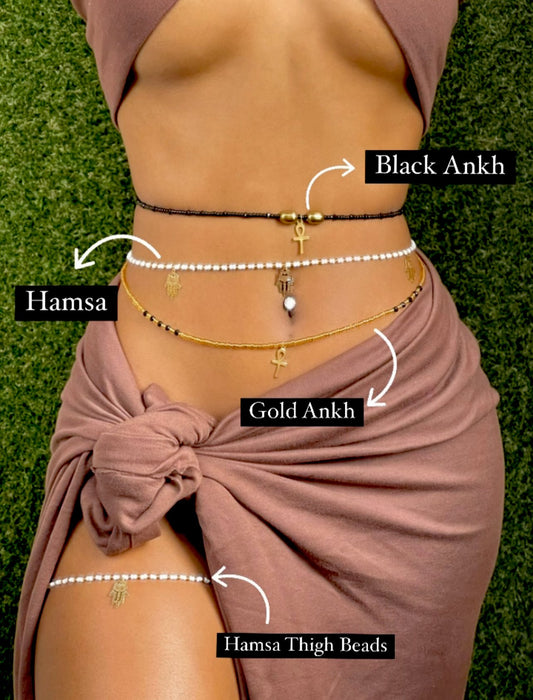 Ankh Waist Beads