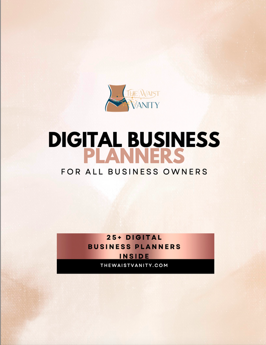 Digital Business Planner Ebook (30+ pages)