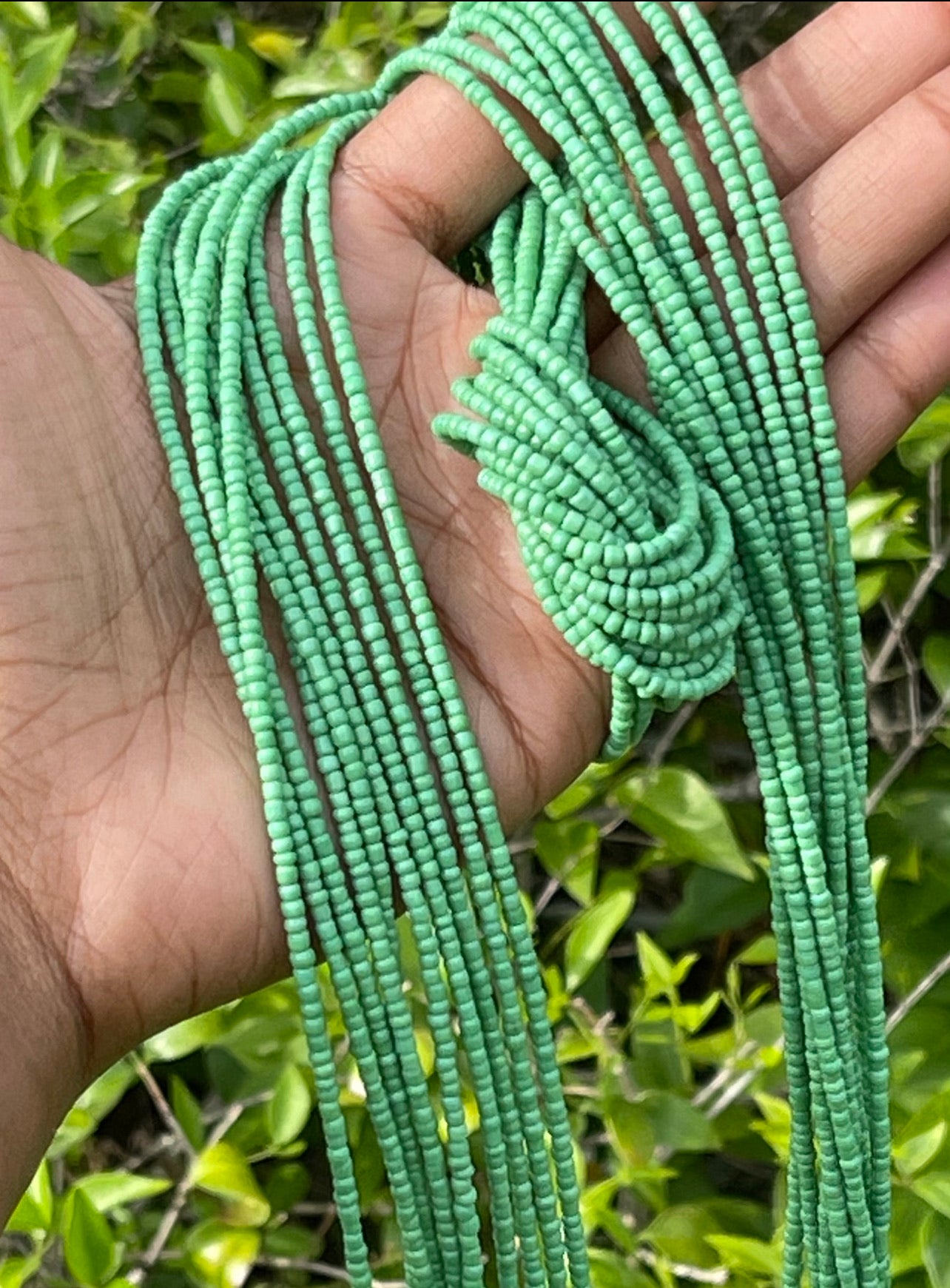 Green Waist Beads