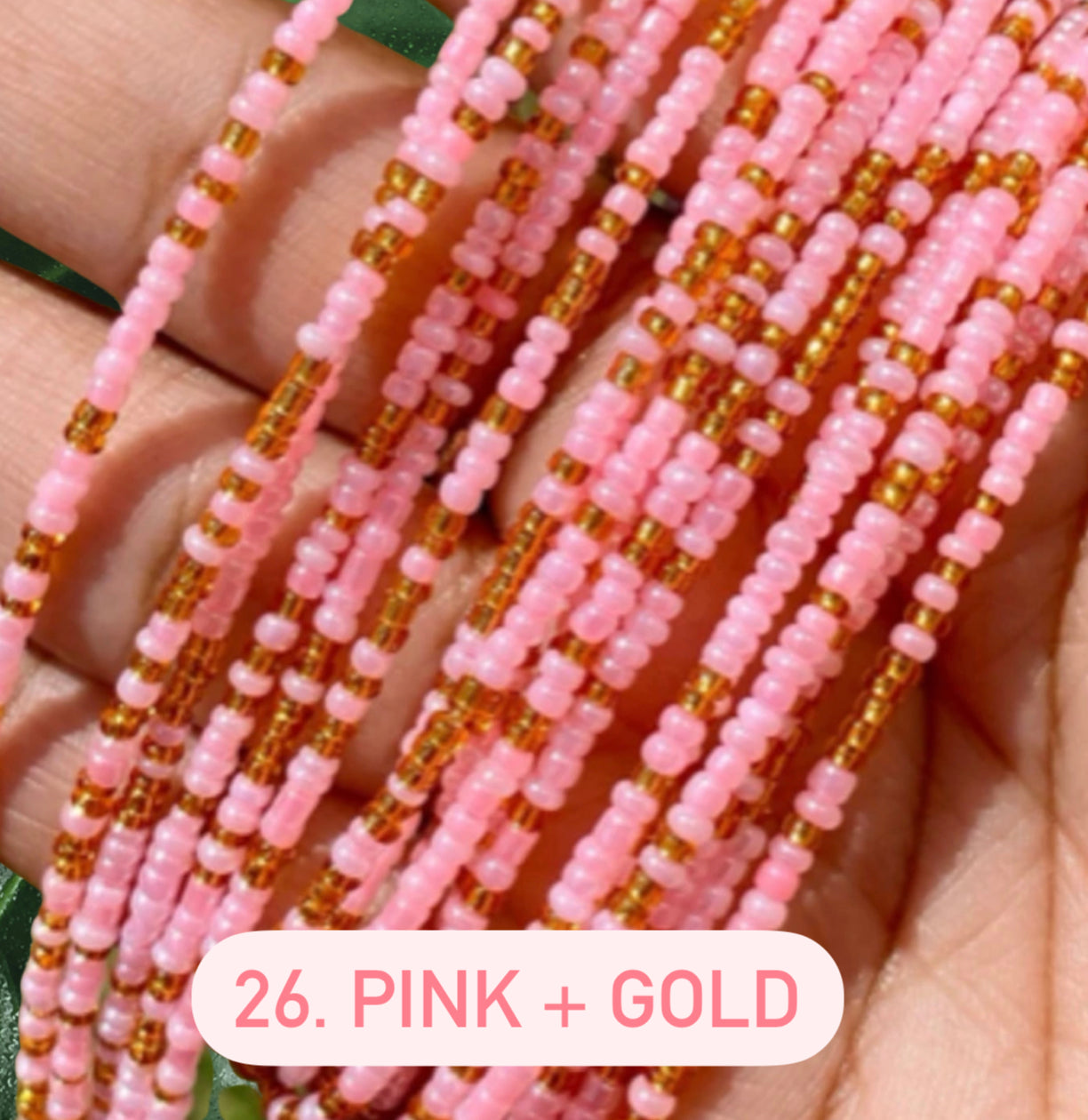 Wholesale Solid Color Waist Beads