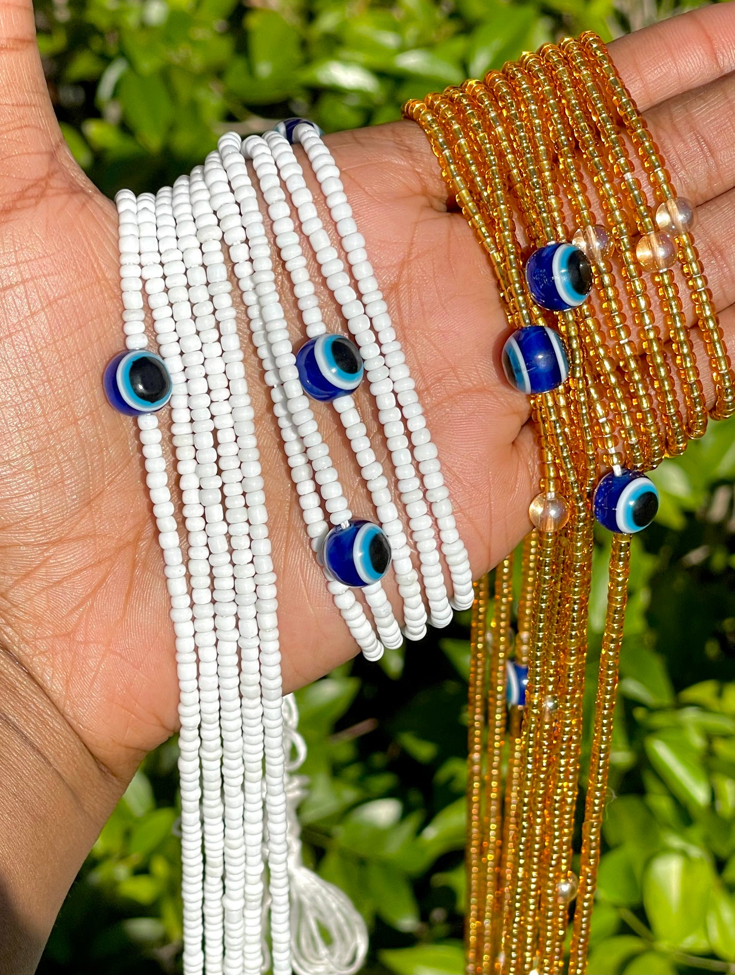 Evil Eye Tie-On Waist Beads