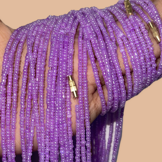 Lavender Waist Beads