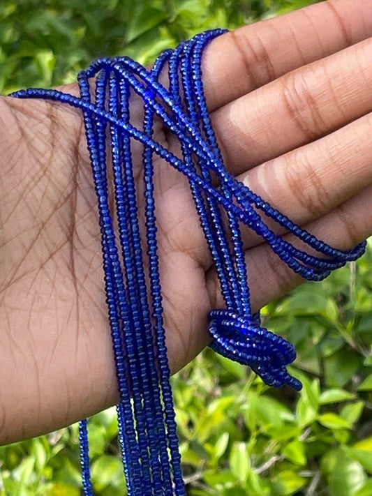 Translucent Blue Waist Beads