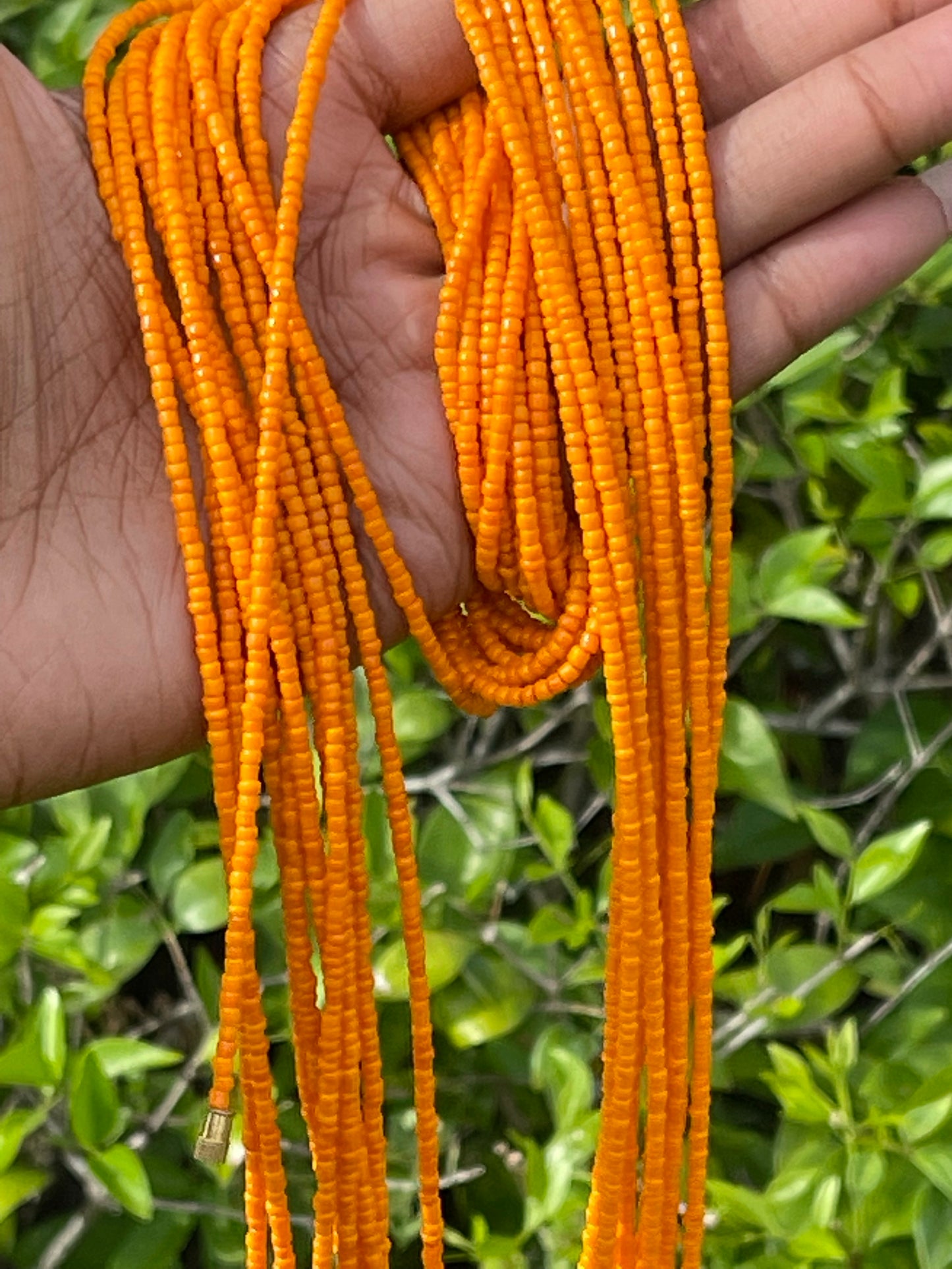 Orange Waist Beads