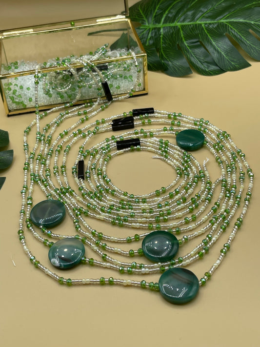 Rainforest Tie-On Waist Beads